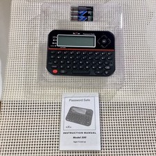 RecZone Password Safe Model 595 w Backlit LCD Built-In Memory Storage Works