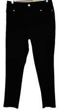 So Slimming by Chicos Size 1 / US Size 8 Ankle Pants Black Stretch W32xL27.5 EUC