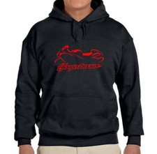 Suzuki Hayabusa Motorcycle Black Hoodie Sweatshirt FREE SHIP