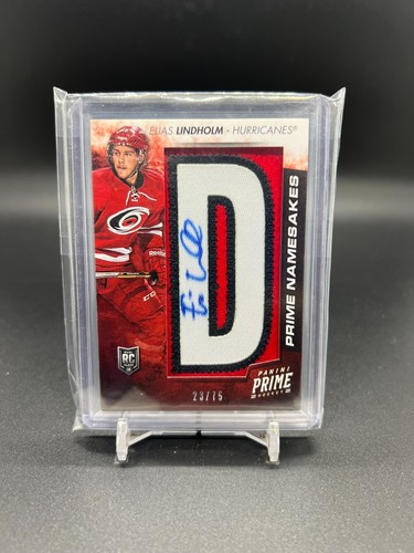 2013-14 Panini Prime Namesakes Autographs #NAELI Elias Lindholm /75 Missing I - Picture 6 of 15