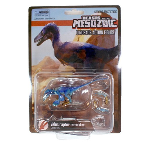 Beasts of the Mesozoic 1/18th Velociraptor osmolskae Blue - BNIB