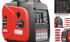 2500W Portable Generator Super Quiet Inverter Generator Ultra 2500W+CO Sensor