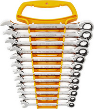 Gearwrench 12 Piece 12 Point Ratcheting Metric Combination Wrench Set 9412 Gearwrench 12 Piece 12 Point Ratcheting Metric Combination Wrench Set 9412