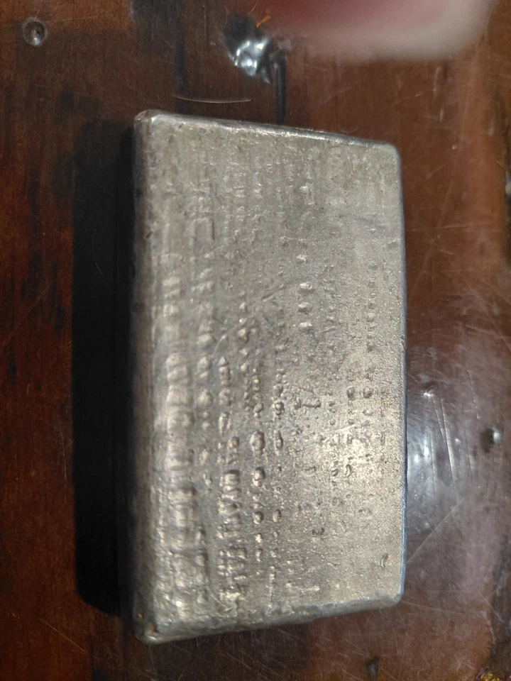 Barra de plata Engelhard de colección de 10 oz Troy con respaldo de gofre *7269 Foto 2 de 2