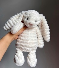 NWT Authentic JELLYCAT White Nimbus Cloud Luxe Bunny - US Seller