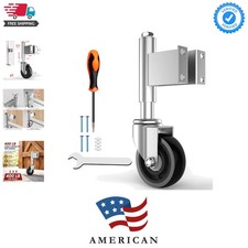 5 Spring Loaded Gate Wheel for Outdoor Wooden Gate Fence 400Lbs Capacity H...