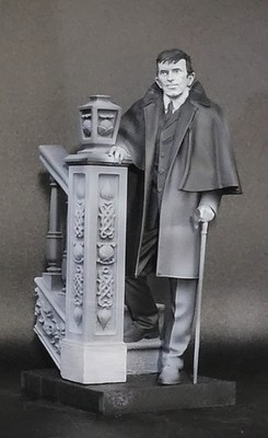 CUSTOM RESIN UNPAINTED DARK SHADOWS BARNABAS COLLINS GREY FIGURE 