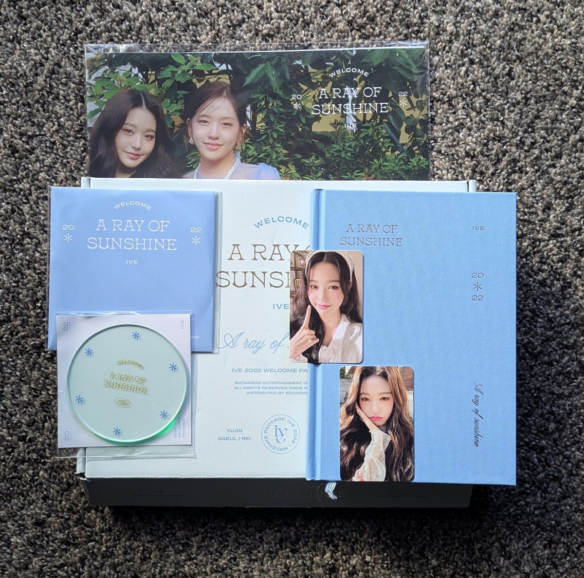 ive シーグリ 2022 a ray of sunshine ウォニョン IVE 2022 Season's Greetings Welcome Package A ray of sunshine