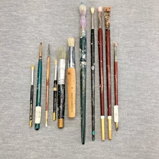 Lot of 11 Robert Simmons Artist Brushes