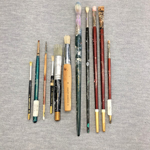 Lot of 11 Robert Simmons Artist Brushes