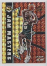 2020-21 Panini Mosaic Jam Masters Reactive Yellow Prizm /99 Shawn Kemp #15 0e5c