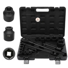19-50mm Stecknüsse LKW Prof- Steckschlüsselsatz Auto Nusskasten 3/4" & 1/2" Zoll