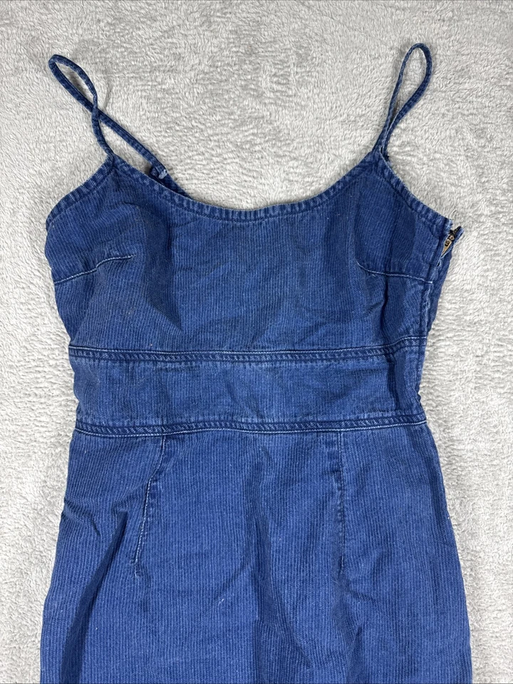 Vestido sin Mangas Isabella Bird Azul Lyocell/Algodón Con Cremallera Para Mujer Talla 6 De Colección Foto 3 de 4