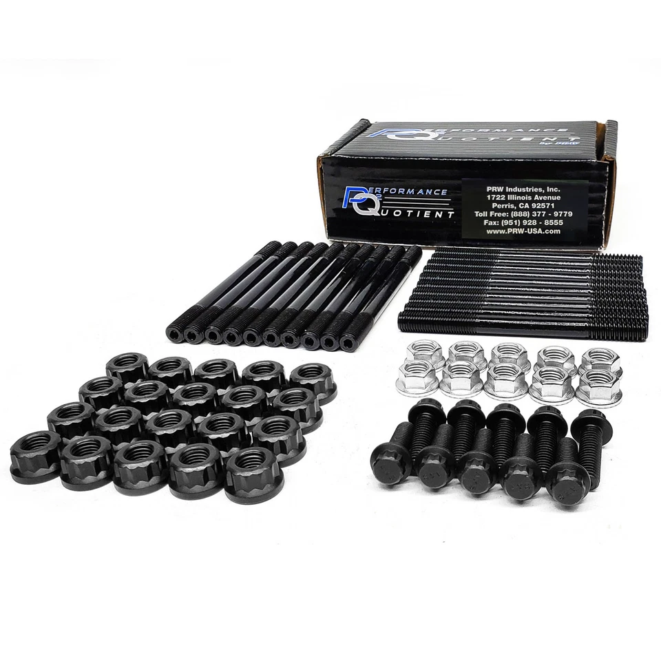 Prw Industries 1000098, Kit Black Steel Main Cap Stud Kit Fits Gm Ls 4.8/5.3/5.7 - Image 3 of 4