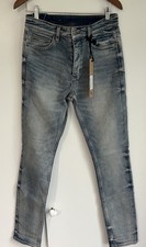 Ksubi Jeans Mens 30x32  Blue Denim Fly Chitch...