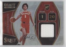 2021 Panini Select Draft Selections Memorabilia Silver Prizm Jalen Johnson pe8