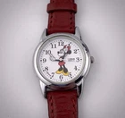 Vtg LORUS by SEIKO Disney Minnie Mouse Watch Women V501-6T80 NEW BATTERY BAND