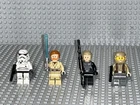 LEGO STAR WARS MINIFIGURE LOT, ALEX KALLUS, obi wan , trooper, imperial jet ..
