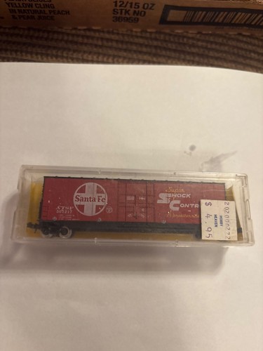 Nuevo Roundhouse Serie N Santa Fe 50 Hi Cube 8206 Caja Coche Super Choque Control | Condition: New