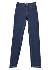 M&S women's jeans size 10 skinny zip up mid rise W28 in leg 28