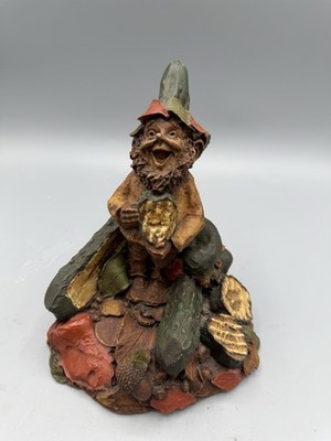 Tom Clark Gnome Figurine Harvest Cucumbers Leaves Cairn Studio Style 5.5 