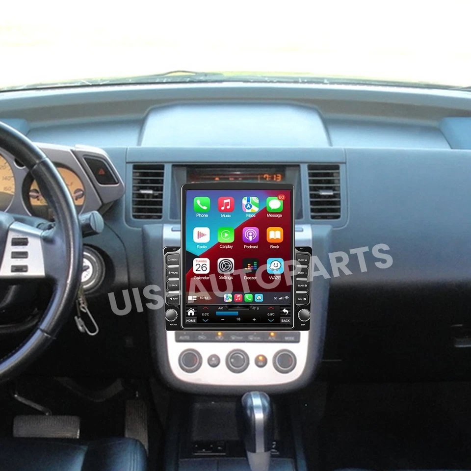 Radio estéreo de coche inalámbrico CarPlay para Nissan Murano 2003-2007 Android 13 navegación GPS Foto 4 de 4