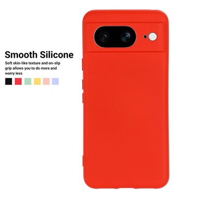 Liquid Silicone Shockproof Soft Case for Google Pixel 10 9 8 7 Pro 6 5 5A 6A 8A