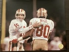 Joe Montana ,Jerry Rice Autographed signed 8x10 Photo with A COA.HOF