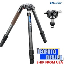Leofoto LN-404C YB-100LK Carbon Fiber Tripod Kits with 100mm bowl