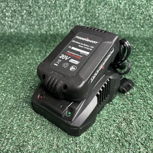 Power Smart 20V Battery Charger & Battery Model PS76018B PS76018C *Untested*