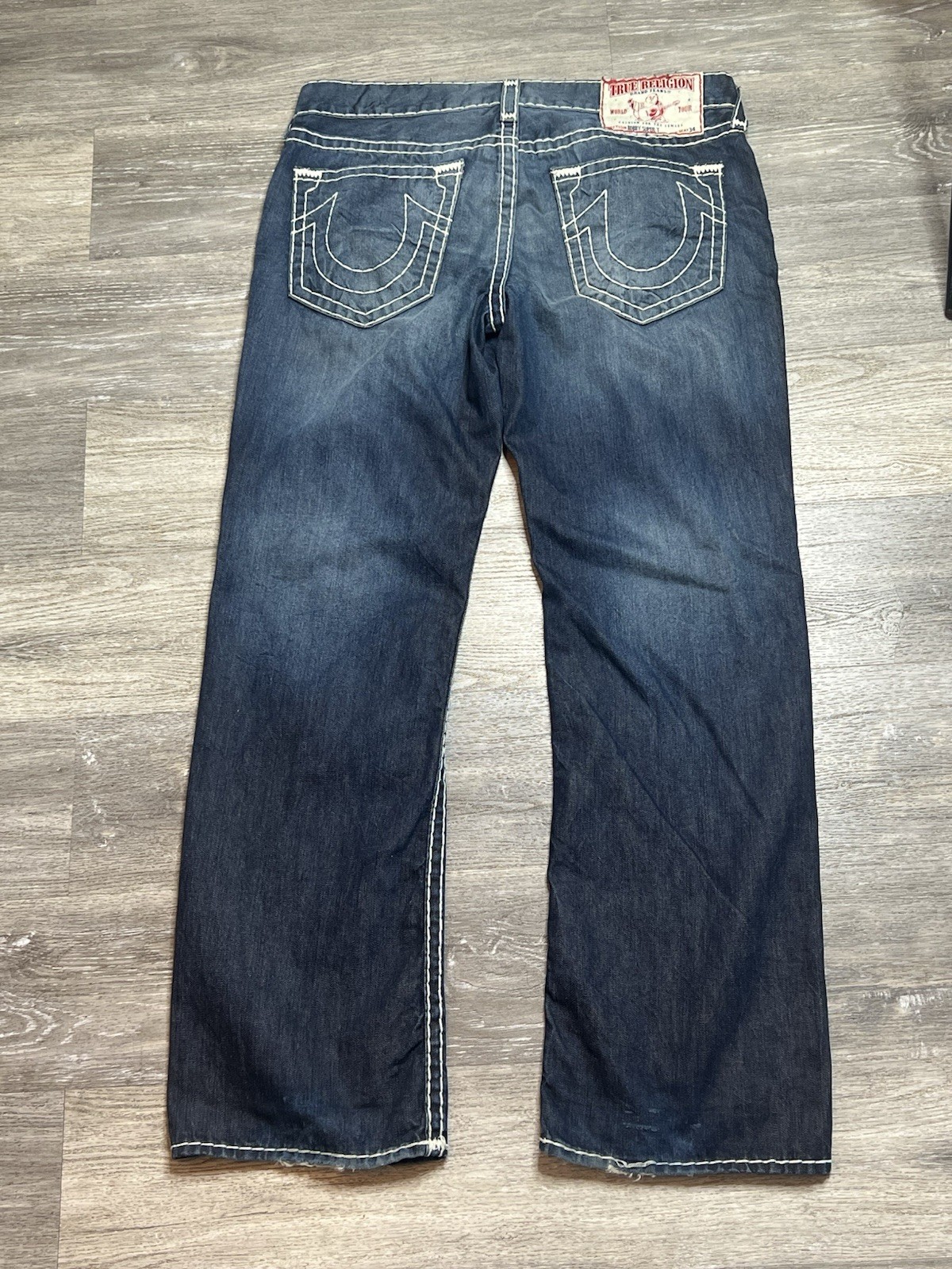 True Religion Jeans Mens 38x34 Bobby Super T Thick St… - Gem