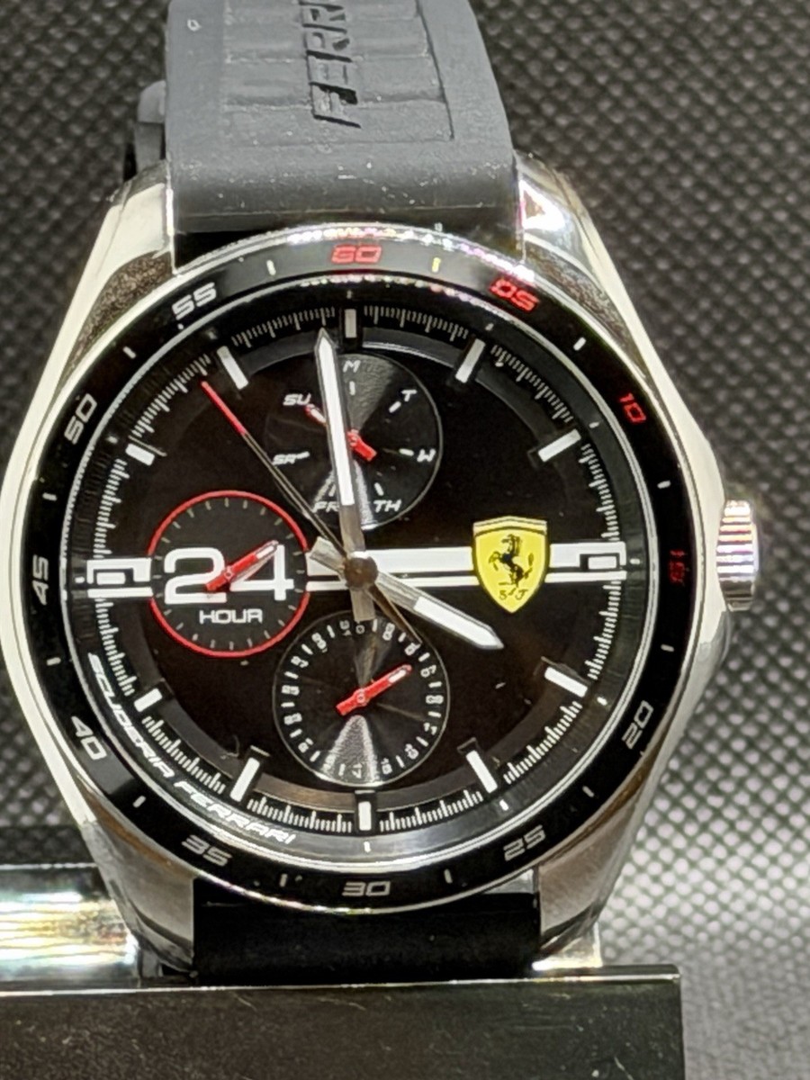 Ferrari Speedracer Watch Set SF.47.1.27.0540 w/ FXX K Model Car