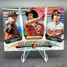 2018 Bowman Chrome Baseball Baltimore Orioles Talent Pipeline Refractor f181