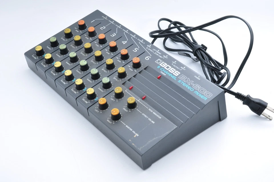 Boss BX-600 6-Channel Stereo Mixer Made in Japan 1984 Working 413664 - Image 4 of 4
