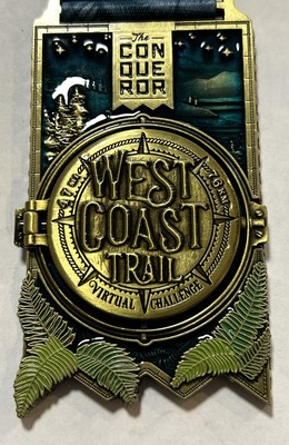 The Conqueror West Coast Trail Virtual Challenge  Medal