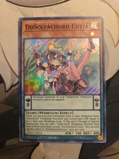 Yugioh! DoSolfachord Cutia - 1st Ed Super Rare - ANGU-EN014 - NM