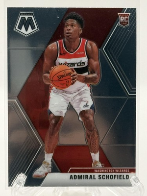 #ad #ad Admiral Schofield 2019 20 Panini Mosaic #202 Washington Wizards Rookie $1.79
