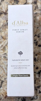 d'Alba Piedmont White Truffle First Spray Serum Skincare 1.69 fl oz exp: 01/2029