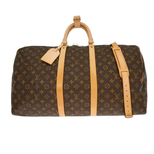 BUYIT03/ LOUIS VUITTON KEEPALL BANDOULIERE 55 BAG MONOGRAM M41414 TH0918 YQ07932