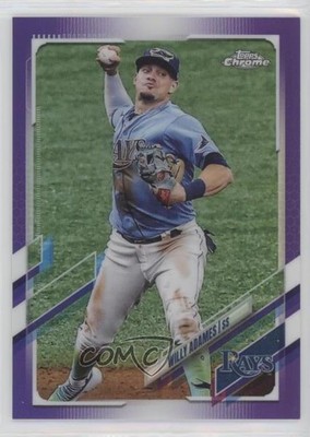 2021 Topps Chrome Purple Refractor 97/299 Willy Adames #75 01wi