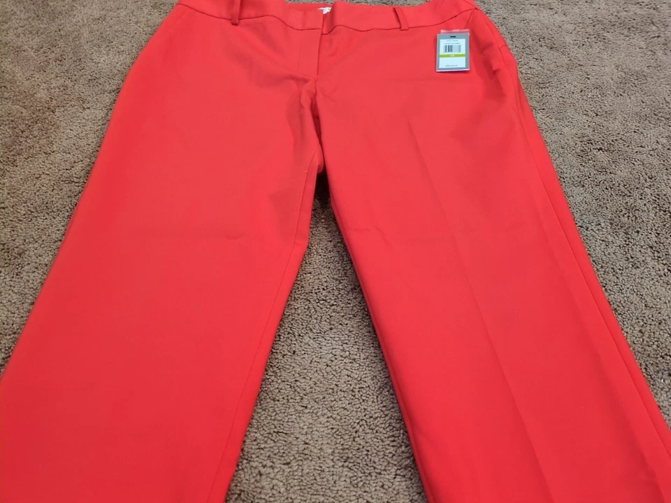 Josephine Chaus Mujer’s Vestido Pantalón Talla 14 Rojo Naranja Foto 3 de 4