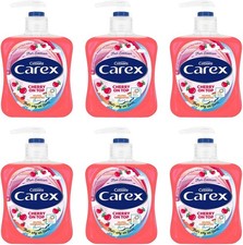Carex Cherry On Top Anitbacterial Handwash 6x250ml  5.38 per litre