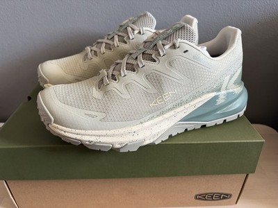 Keen Targhee Apex WP wasserdichte Damen-Wanderschuhe neu im Karton Abbey Stone Birch UK7