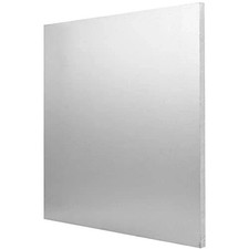 12 x 12 x 3/8 Inch Aluminum Sheet Plate 6061 Aluminum Sheet with Protective F...