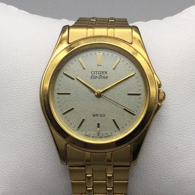 Citizen Eco-Drive Womens Watch 32mm Gold Tone 5080-K12363 50M