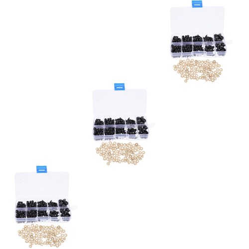 3 Pieces Plüschpuppenaugen Plastische Augäpfel Sicherheitsaugen Für Stofftiere - Bild 2 von 12