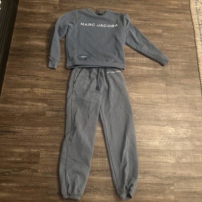 Marc Jacobs Track Sweatshirt Sweatpants Light Blue XS Unisex Boys Girls Women