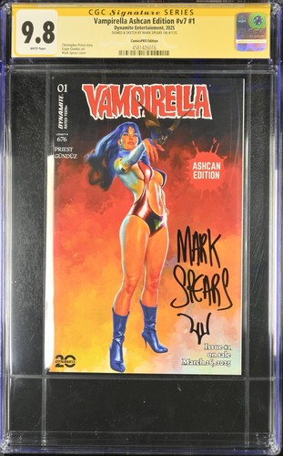 CGC 9.8 Mark Spears Vampirella Ashcan Edition #1 ComicPRO Edition SIGNED