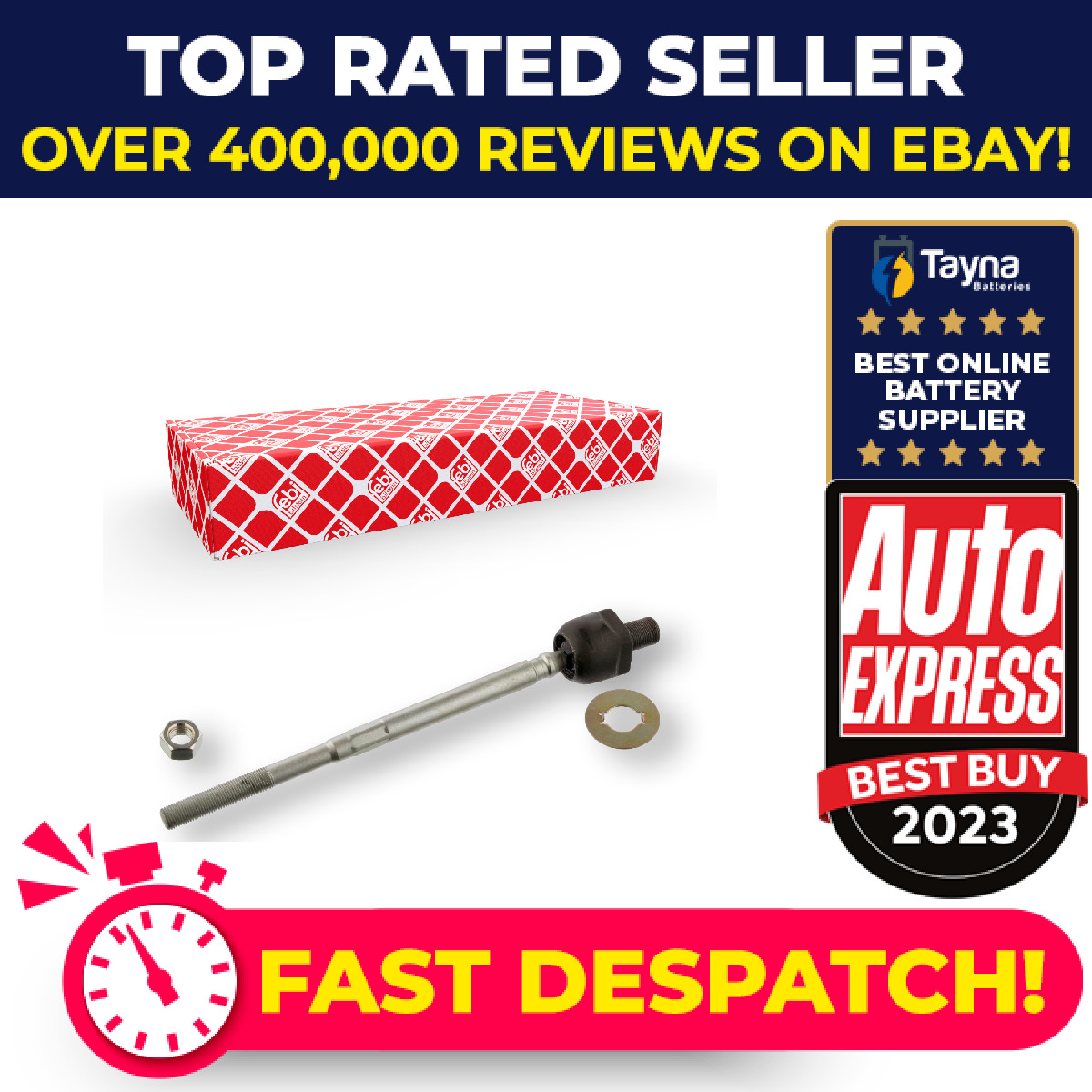 Inner Rack End fits NISSAN BLUEBIRD WU11 2.0D Left or Right 84 to 90 LD20 Febi