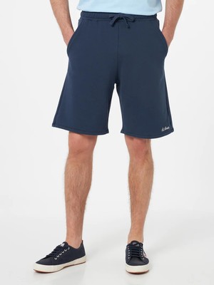 Saint Barth Mens Navy Blue Elastic Waist Bermuda Shorts Size S